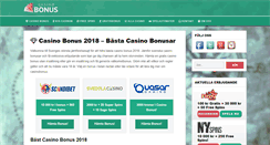 Desktop Screenshot of casino-bonus.se