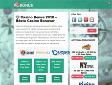 Tablet Screenshot of casino-bonus.se